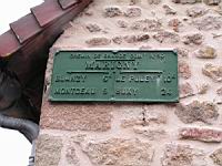 Marigny, Ancienne plaque de route (01)